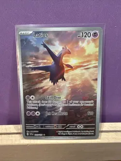 Pokemon TCG Latios 203/191 Surging Sparks Illustration Rare Card NM - Image 1
