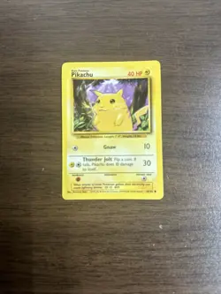Vintage Pikachu - Base Set - 58/102 - Pokemon Card - EXC / Near Mint Condition - Image 1