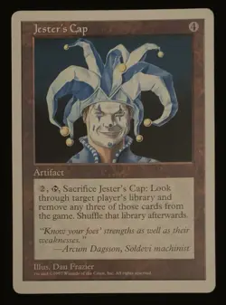 Magic The Gathering MTG JESTER’S CAP Promo 6x9 Oversize Jumbo Card! - Image 1