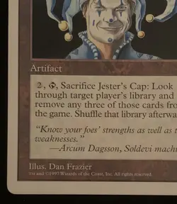 Magic The Gathering MTG JESTER’S CAP Promo 6x9 Oversize Jumbo Card! - Image 4