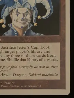 Magic The Gathering MTG JESTER’S CAP Promo 6x9 Oversize Jumbo Card! - Image 5