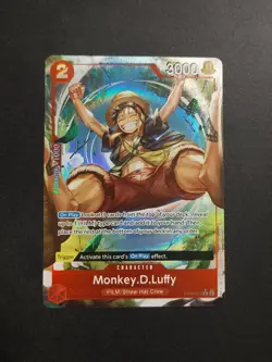 One Piece TCG Monkey D. Luffy OP06-013 Alt Art Wings of the Captain English - Image 1