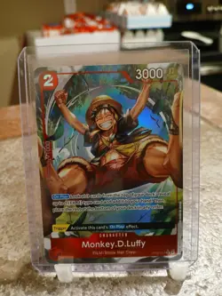 One Piece TCG Monkey D. Luffy Alt Art OP06-013 Wings of the Captain English - Image 1