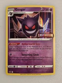 Pokemon TCG: GENGAR SWSH241 Lost Origin Stamped Promo - NM - Image 1