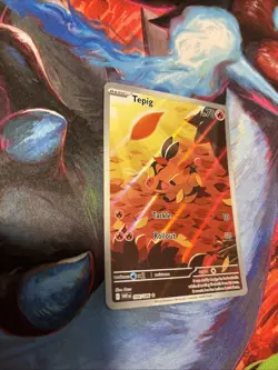 Pokemon TCG Tepig Card Scarlet Violet White Flare 096/086, NM+ Condition - Image 5