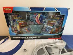 Pokemon tcg Greninja Ex & Kindra Ex collection Box Factory sealed - Image 1