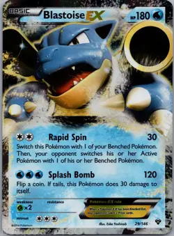 Blastoise EX 29/146 Holo Rare EX XY Pokemon LP - Image 1