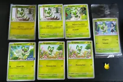 Pokemon 12 Sprigatito Set Collector Horizon Indomilk Good Day Promo Indonesia - Image 2