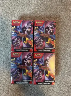 Destined Rivals Booster Bundle Pokemon Scarlet & Violet Lot Of 4 ✅Sealed - Image 1