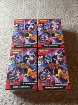 Destined Rivals Booster Bundle Pokemon Scarlet & Violet Lot Of 4 ✅Sealed - Image 2
