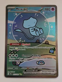 Mew EX 232/091 Special Illustration Rare Paldean Fates Pokemon TCG LP - Image 1
