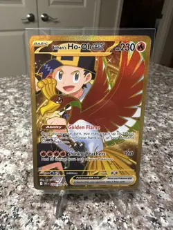 Ethan's Ho-Oh EX Gold 239/182 Hyper Rare Destined Rivals Gold NM/M - Image 1