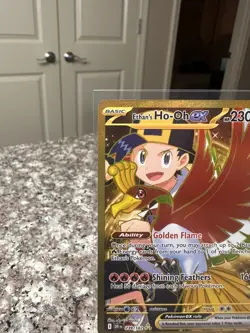 Ethan's Ho-Oh EX Gold 239/182 Hyper Rare Destined Rivals Gold NM/M - Image 4