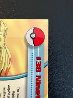 NINETALES 2000 TOPPS CHROME POKEMON TV ANIMATION EDITION HOLO #38 NM - Image 5