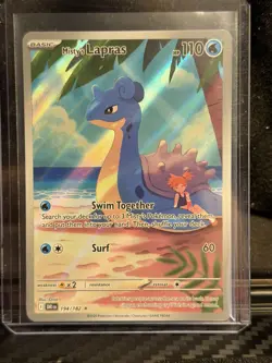 Pokemon TCG Misty's Lapras Destined Rivals 194/182 Illustration Rare - Image 1