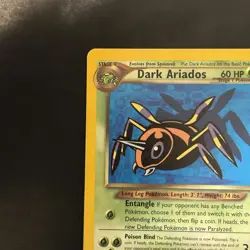 Pokemon Vintage Non-Holo Rare Dark Ariados 17/105 Neo Destiny WotC - Image 2