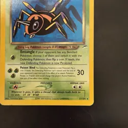 Pokemon Vintage Non-Holo Rare Dark Ariados 17/105 Neo Destiny WotC - Image 4