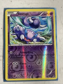 Skorupi - 38/111 - XY - Furious Fists - POKEMON REVERSE HOLO - Image 1
