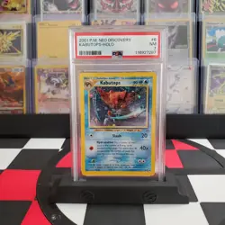 2001 POKEMON NEO DISCOVERY #6 KABUTOPS-HOLO PSA 7 - Image 1