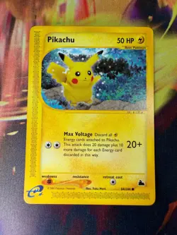 Pikachu 84/144 NM Common Skyridge 2003 Pokemon TCG - Image 1