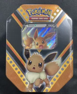Pokemon SHSW V Powers Eevee Tin Factory Sealed - Image 1
