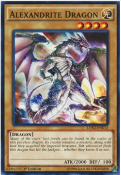 Yu-Gi-Oh! - Alexandrite Dragon - LDK2-ENK12 - Common - UNLIMITED ED. - NM/M - Image 1