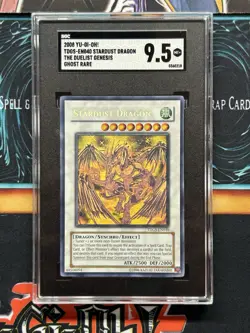 Yu-Gi-Oh! Stardust Dragon Ghost Rare Unlimited TDGS-EN040 SGC 9.5 - Image 1