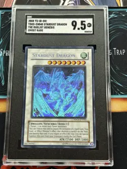 Yu-Gi-Oh! Stardust Dragon Ghost Rare Unlimited TDGS-EN040 SGC 9.5 - Image 4
