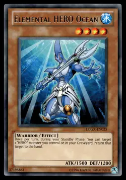 Elemental HERO Ocean LCGX-EN025 Legendary Collection 2 - Image 1