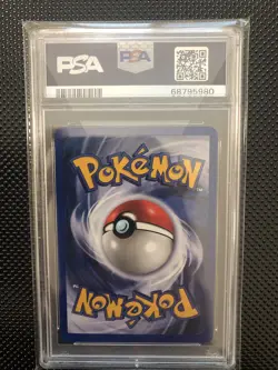 2000 Pokemon Team Rocket 1st Edition #14/82 Dark Weezing Holo PSA 9 MINT - Image 2