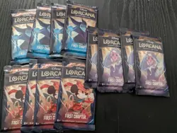 NEW SEALED Disney Lorcana TCG The First Chapter English 12x Booster Packs - Image 1