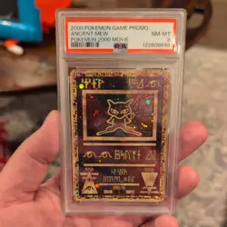 Pokemon TCG Ancient Mew Promo 2000 NM-MT PSA 8 Holo Rare Card - Image 1