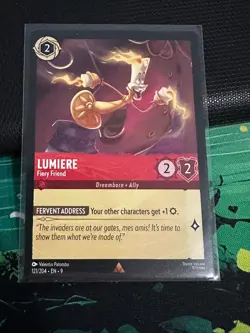 Disney Lorcana Fabled - Lumiere, Fiery Friend - 121/204 - Image 1