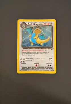 🔥 Dark Dragonite 5/82 🔥 Holo Rare Team Rocket Set Pokemon Card WOTC TCG - Image 1