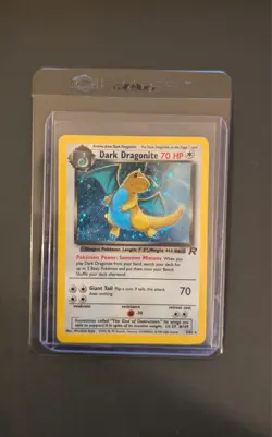 🔥 Dark Dragonite 5/82 🔥 Holo Rare Team Rocket Set Pokemon Card WOTC TCG - Image 3