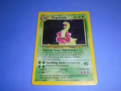 Pokemon TCG Meganium (Neo Genesis 11/111) WotC Holo Rare Swirl NM - Image 1