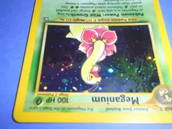 Pokemon TCG Meganium (Neo Genesis 11/111) WotC Holo Rare Swirl NM - Image 4