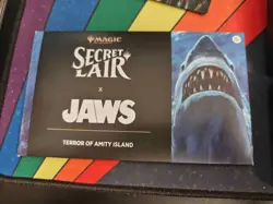 MTG Secret Lair x Jaws Terror of Amity Island *Non Foil​* NEW/SEALED - Image 1