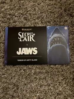 MTG Secret Lair Drop X JAWS: Terror of Amity Island - Non-Foil - SEALED IN HAND - Image 1