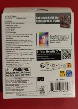 Gundam ST08 Starter Deck Flash of Radiance Sealed Box In Hand New Card Game TCG - Image 2