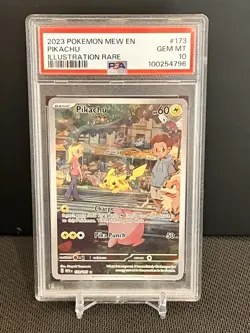 PSA 10 Pikachu 173/165 IR - Pokemon Scarlet & Violet: 151 ENGLISH - Image 1