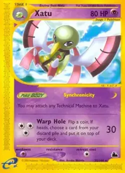 Xatu - 35/144 - Pokemon Skyridge Non-Holo Card LP - Image 1