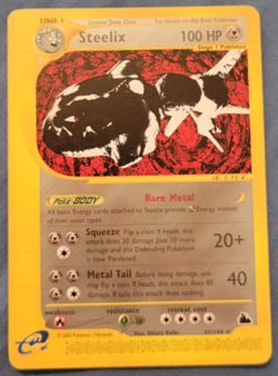 Pokemon Card Steelix Skyridge 31/144 Non Holo MP-LP - Image 1