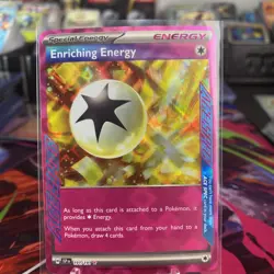Enriching Energy 191/191 Surging Sparks ACE SPEC Holo Rare Pokemon Card NM - Image 1