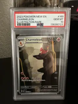 Pokemon TCG Charmeleon Scarlet Violet-151 Illustration Rare Card 169/165 PSA 10 - Image 1