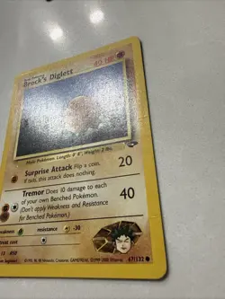 Pokemon Brock's Diglett Gym Challenge 67/132 Regular Common Card TCG Near Mint! - Image 2