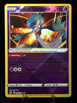 Pokemon TCG Radiant Gardevoir 069/196 Swsh11: Lost Origin Holo NM - Image 1