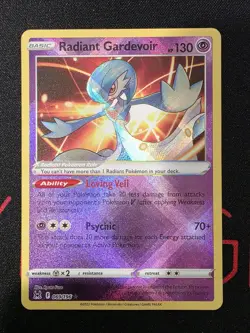 Pokemon TCG: Radiant Gardevoir 069/196 Holo Swsh11: Lost Origin NM - Image 1