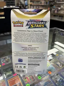 2022 Pokemon Sword & Shield Brilliant Stars 1-pack Blister Flapple SEALED - Image 3