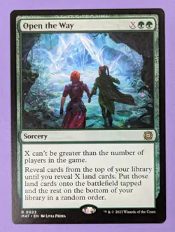 MTG Magic: March of the Machine: The Aftermath: Open the Way #0023 Rare - NM - Image 1